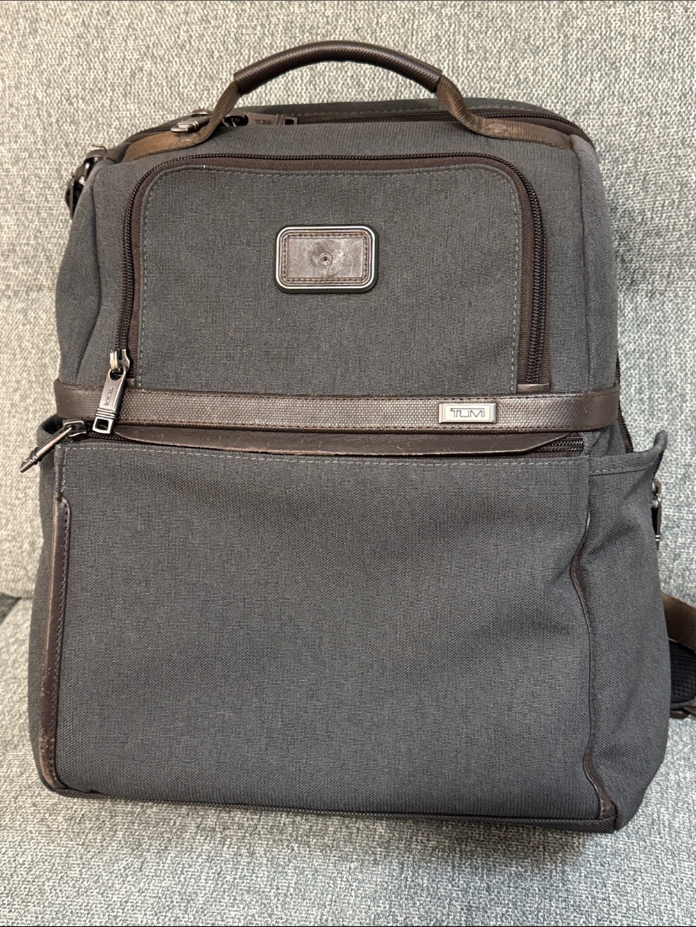 Tumi Alpha 3 slim solutions backpack brief pack laptop ballistic nylon leather